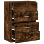 Armarios con 2 cajones 2 uds roble ahumado 60x31x40 cm by , Drawers - Ref: Foro24-858830, Price: 93,61 €, Discount: %