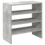 Zapateros 2 uds apilables gris hormigón 60x30x30,5 cm de , Zapateros y organizadores de calzado - Ref: Foro24-858864, Precio:...