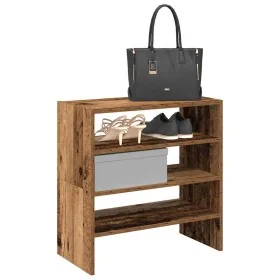 Zapateros 2 uds apilables madera vieja 60x30x30,5 cm de , Zapateros y organizadores de calzado - Ref: Foro24-858872, Precio: ...