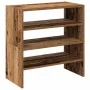 Zapateros 2 uds apilables madera vieja 60x30x30,5 cm de , Zapateros y organizadores de calzado - Ref: Foro24-858872, Precio: ...