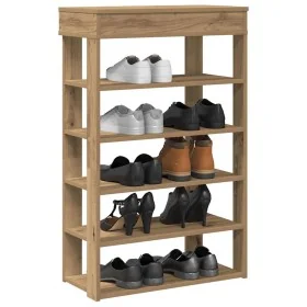 Zapatero artesanal de madera contrachapada 60x30x98 cm de , Zapateros y organizadores de calzado - Ref: Foro24-859931, Precio...
