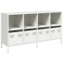 Aparador de acero laminado en frío blanco 135x39x73,5 cm de , Aparadores - Ref: Foro24-3307166, Precio: 190,43 €, Descuento: %