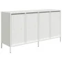 Aparador de acero laminado en frío blanco 135x39x73,5 cm de , Aparadores - Ref: Foro24-3307166, Precio: 190,43 €, Descuento: %