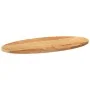 Tablero de mesa ovalado madera maciza de roble 80x40x2 cm by , Table tops - Ref: Foro24-4009045, Price: 43,41 €, Discount: %