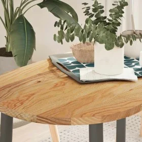 Tablero de mesa ovalado madera maciza de roble 100x50x2 cm de , Tableros para mesas - Ref: Foro24-4009070, Precio: 66,49 €, D...