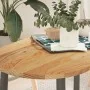 Tablero de mesa ovalado madera maciza de roble 100x50x2 cm de , Tableros para mesas - Ref: Foro24-4009070, Precio: 66,49 €, D...