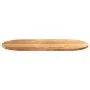 Tablero de mesa ovalado madera maciza de roble 100x50x2 cm de , Tableros para mesas - Ref: Foro24-4009070, Precio: 66,49 €, D...