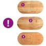Tablero de mesa ovalado madera maciza de roble 100x50x2 cm de , Tableros para mesas - Ref: Foro24-4009070, Precio: 66,49 €, D...