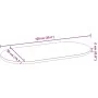 Tablero de mesa ovalado madera maciza de roble 100x50x2 cm de , Tableros para mesas - Ref: Foro24-4009070, Precio: 66,49 €, D...