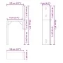 Soportes derivación puerta granero 5 piezas para rieles planos by , Door items - Ref: Foro24-4009760, Price: 29,32 €, Discoun...