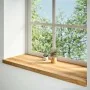 Alféizares de ventana 2 uds madera maciza roble marrón claro von , Marcos de ventanas - Ref: Foro24-4009161, Preis: 135,58 €,...