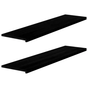 Alféizares de ventana 2 uds madera maciza roble marrón oscuro by , Marcos de ventanas - Ref: Foro24-4009204, Price: 174,19 €,...