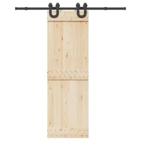 Kit de herrajes para puertas correderas acero negro 183 cm von , Türartikel - Ref: Foro24-4009720, Preis: 40,28 €, Rabatt: %