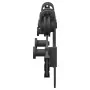 Kit de herrajes para puertas correderas acero negro 183 cm by , Door items - Ref: Foro24-4009720, Price: 40,28 €, Discount: %