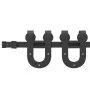 Kit de herrajes para puertas correderas acero negro 183 cm by , Door items - Ref: Foro24-4009720, Price: 40,28 €, Discount: %