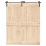 Kit de herrajes para puertas correderas acero negro 183 cm by , Door items - Ref: Foro24-4009736, Price: 81,09 €, Discount: %