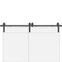 Kit de herrajes para puertas correderas acero negro 183 cm by , Door items - Ref: Foro24-4009736, Price: 81,09 €, Discount: %