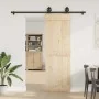 Kit de herrajes para puertas correderas acero negro 200 cm by , Door items - Ref: Foro24-4009729, Price: 66,22 €, Discount: %