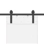Kit de herrajes para puertas correderas acero negro 213,5 cm by , Door items - Ref: Foro24-4009715, Price: 67,80 €, Discount: %