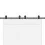 Kit de herrajes para puertas correderas acero negro 200 cm by , Door items - Ref: Foro24-4009741, Price: 87,29 €, Discount: %