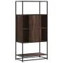 Aparador alto madera de ingeniería y metal marrón roble by , Sideboards - Ref: Foro24-849043, Price: 99,98 €, Discount: %