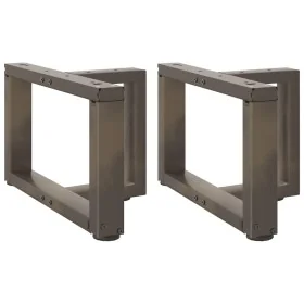 Patas de mesa centro forma T 2uds acero natural 50x25x(30-31)cm de , Patas para mesas - Ref: Foro24-4013011, Precio: 77,51 €,...