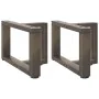 Patas de mesa centro forma T 2uds acero natural 50x25x(30-31)cm de , Patas para mesas - Ref: Foro24-4013011, Precio: 77,51 €,...