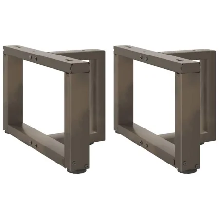Patas de mesa centro forma T 2uds acero natural 40x25x(30-31)cm de , Patas para mesas - Ref: Foro24-4013007, Precio: 74,43 €,...