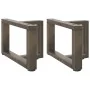 Patas de mesa centro forma T 2uds acero natural 40x25x(30-31)cm de , Patas para mesas - Ref: Foro24-4013007, Precio: 74,43 €,...