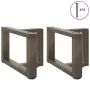 Patas de mesa centro forma T 2uds acero natural 40x25x(30-31)cm de , Patas para mesas - Ref: Foro24-4013007, Precio: 74,43 €,...