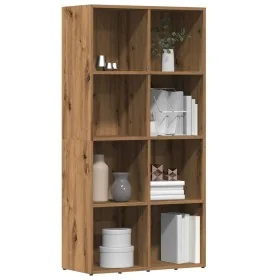 Estantería de madera ingeniería roble artisan 66x30x130 cm de , Librerías y estanterías - Ref: Foro24-855779, Precio: 85,99 €...