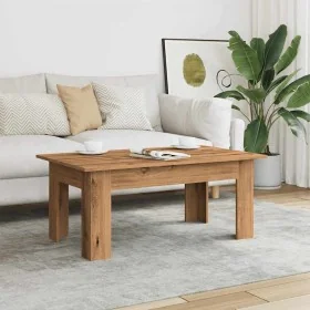 Mesa de centro madera de ingeniería roble artisan 100x60x42 cm de , Mesas de centro - Ref: Foro24-855959, Precio: 56,16 €, De...