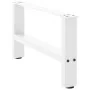 Patas de mesa de centro blanco 2uds acero 60x(30-31) cm de , Patas para mesas - Ref: Foro24-4013265, Precio: 61,61 €, Descuen...