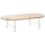 Patas de mesa de centro blanco 2uds acero 60x(30-31) cm de , Patas para mesas - Ref: Foro24-4013265, Precio: 61,61 €, Descuen...