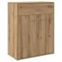 Aparador de madera de ingeniería roble artisan 60x30x75 cm de , Aparadores - Ref: Foro24-855897, Precio: 78,29 €, Descuento: %