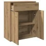 Aparador de madera de ingeniería roble artisan 60x30x75 cm de , Aparadores - Ref: Foro24-855897, Precio: 78,29 €, Descuento: %