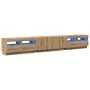 Mueble de TV luces LED madera roble artisan 260x35x40 cm de , Muebles TV - Ref: Foro24-3329168, Precio: 221,42 €, Descuento: %