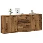 Aparadors 3 uds madera de ingeniería envejecida 60x30x70 cm de , Aparadores - Ref: Foro24-3329225, Precio: 197,96 €, Descuent...