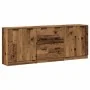 Aparadors 3 uds madera de ingeniería envejecida 60x30x70 cm de , Aparadores - Ref: Foro24-3329225, Precio: 197,96 €, Descuent...