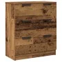 Aparadors 3 uds madera de ingeniería envejecida 60x30x70 cm de , Aparadores - Ref: Foro24-3329225, Precio: 197,96 €, Descuent...