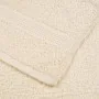 Toallas de mano 2 uds 100% algodón crema 50x100 cm 360 gsm de , Toallas - Ref: Foro24-136998, Precio: 16,08 €, Descuento: %