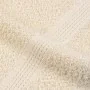 Toallas 4 uds 100% algodón crema 30x30 cm 360 gsm de , Toallas - Ref: Foro24-136993, Precio: 14,63 €, Descuento: %