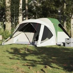 Tienda de campaña familiar túnel 6 personas impermeable verde de , Tiendas de campaña - Ref: Foro24-4009458, Precio: 152,27 €...