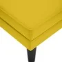 Tumbona con almohada y reposabrazo derecho terciopelo amarillo de , Divanes - Ref: Foro24-4009813, Precio: 125,03 €, Descuent...