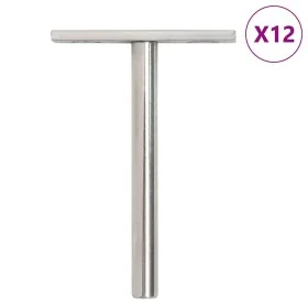 Soportes flotantes para estantes 12uds invisibles acero carbono by , Supports and crossbars - Ref: Foro24-4012401, Price: 15,...