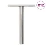 Soportes flotantes para estantes 12uds invisibles acero carbono by , Supports and crossbars - Ref: Foro24-4012401, Price: 15,...