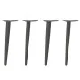 Patas para mesa de centro cónicas 4 uds acero antracita 30-31cm de , Patas para mesas - Ref: Foro24-4012510, Precio: 37,09 €,...