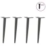 Patas para mesa de centro cónicas 4 uds acero antracita 30-31cm de , Patas para mesas - Ref: Foro24-4012510, Precio: 37,09 €,...