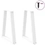 Patas para mesa de centro en forma de V 2 uds acero blanco by , Table legs - Ref: Foro24-4012565, Price: 88,22 €, Discount: %