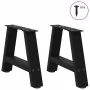 Patas de mesa de centro forma A 2uds acero negro 30x(30-31) cm de , Patas para mesas - Ref: Foro24-4012808, Precio: 52,50 €, ...